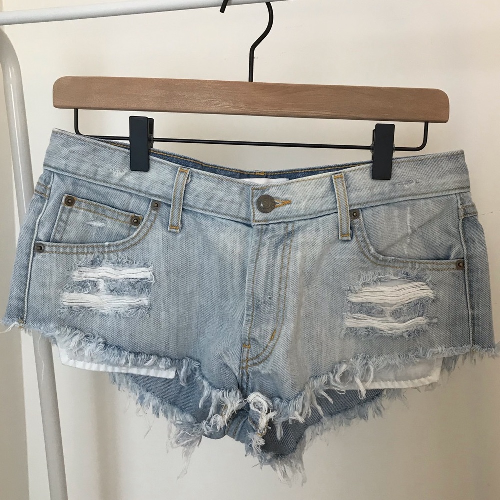 Kittenish Jean Shorts
